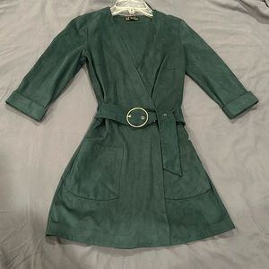 Zara Belted Jumpsuit Mini-Skort